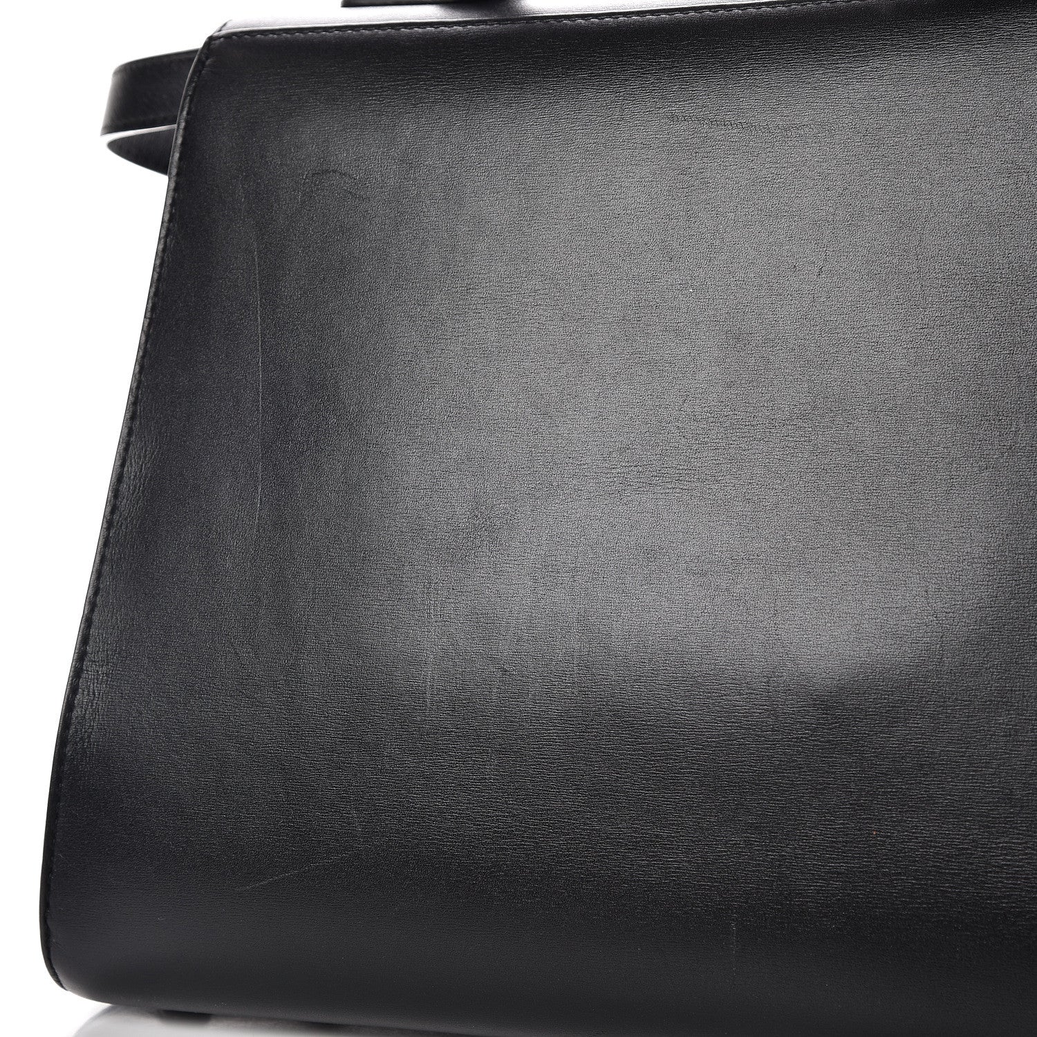 Delvaux Calfskin MM L'Humour Brillant Satchel Black 13 of 15