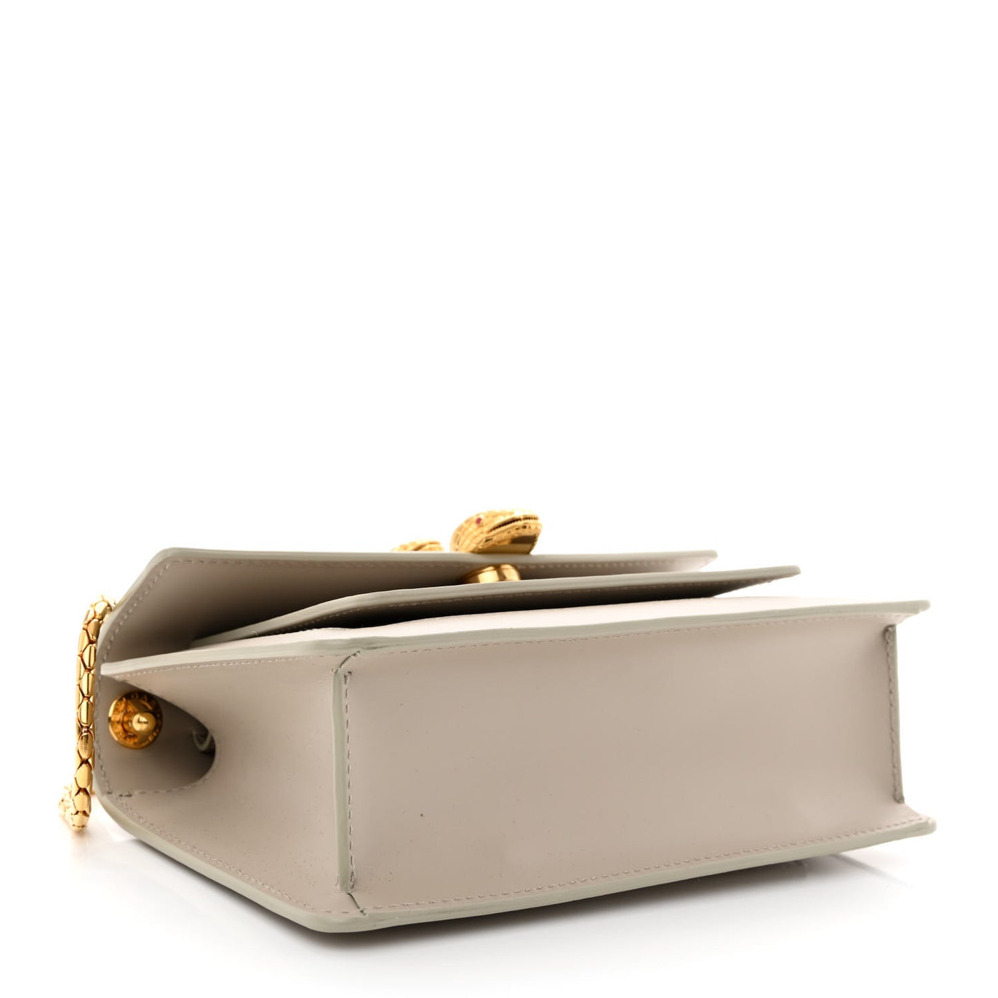 x ALEXANDER WANG Calfskin Serpenti Top Handle Belt Bag Grey