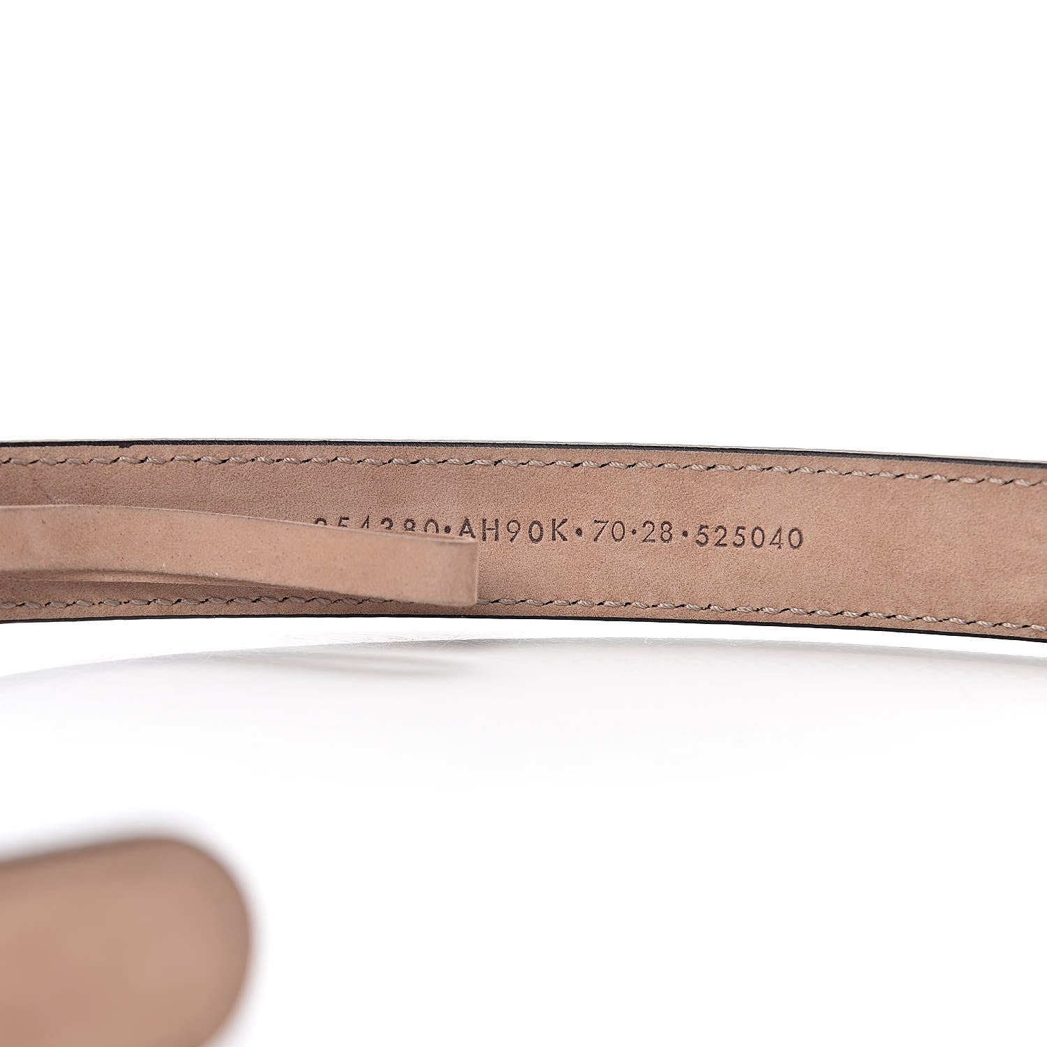 Gucci Metallic Calfskin Crystal Interlocking G Belt 70 28 Sasso 5 of 6