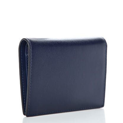 Fendi Vitello Liberty Lucido F is Fendi Compact Bi-Fold Wallet Blueberry 3 of 9