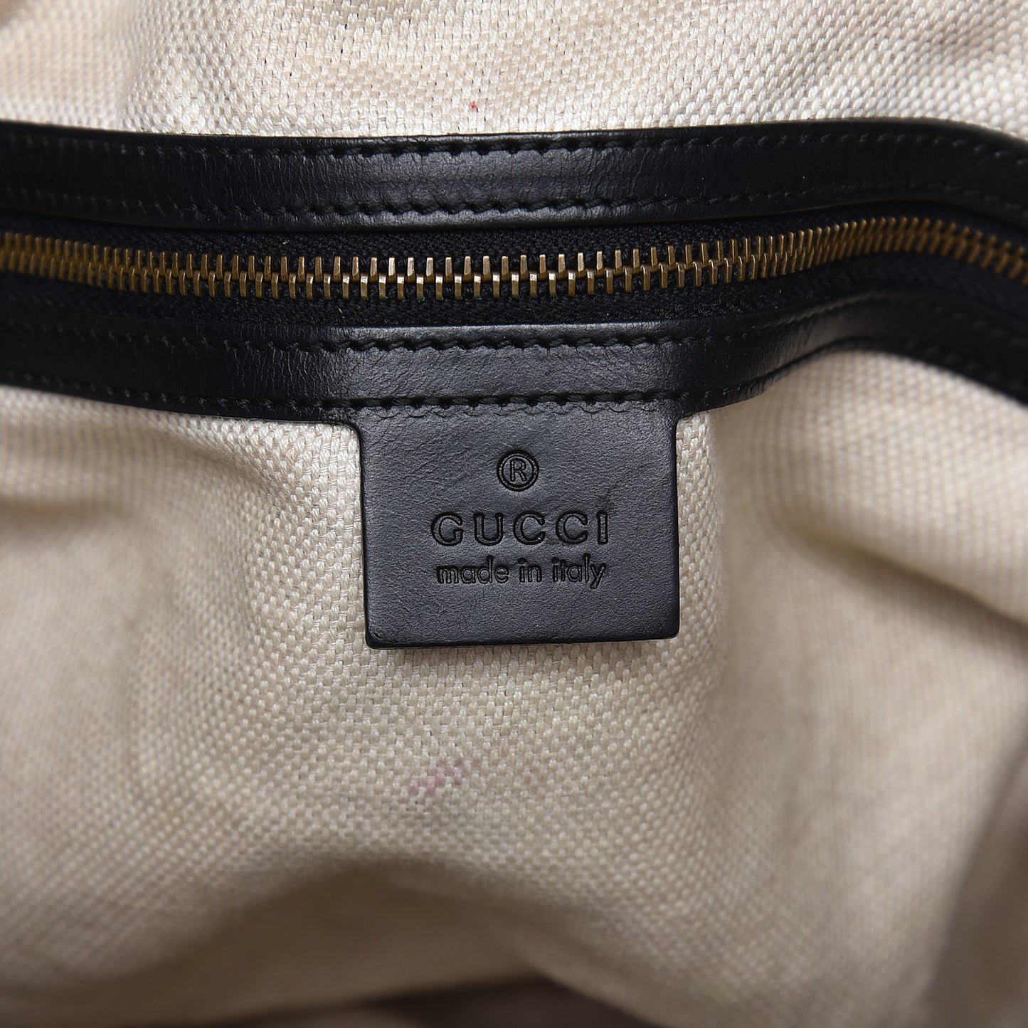 Monogram Patti Stud Tote Black
