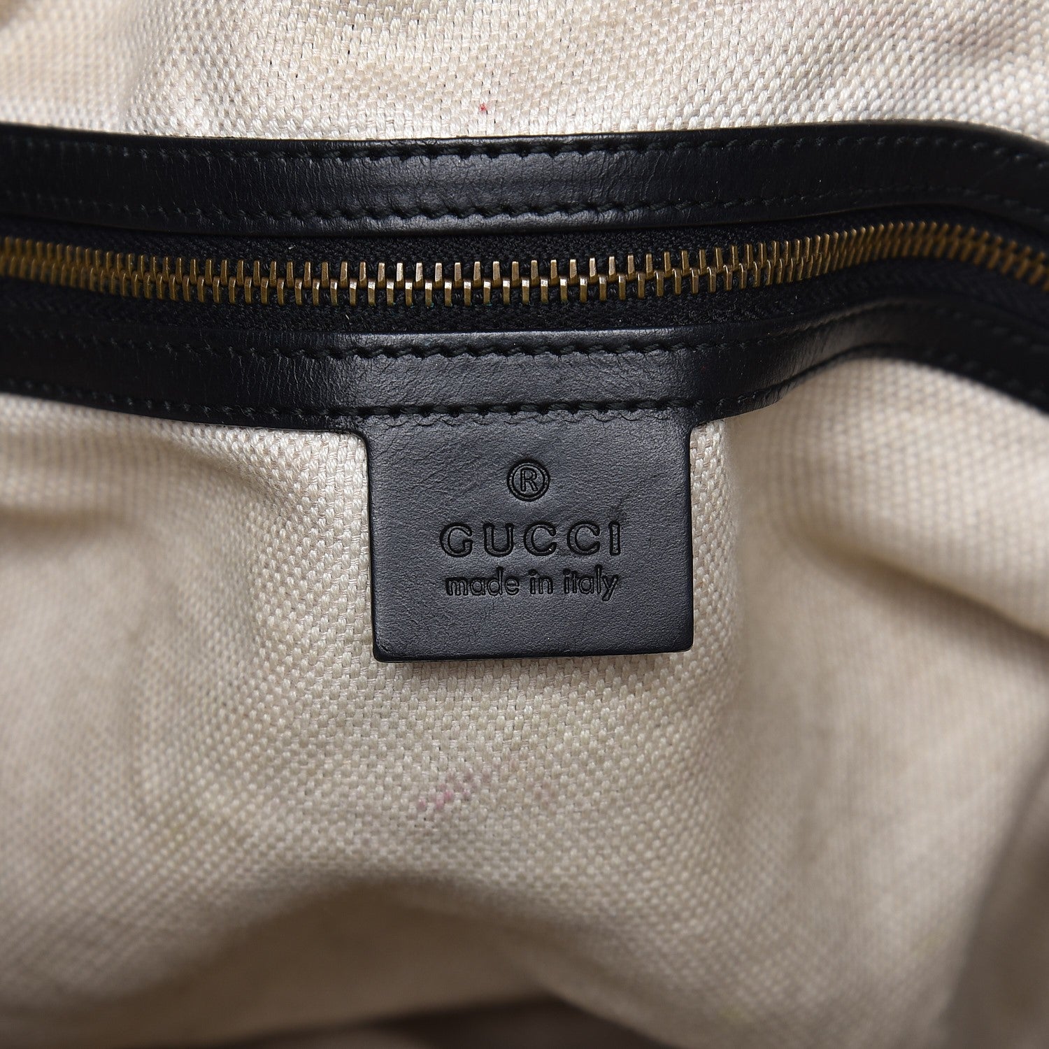 Gucci Monogram Patti Stud Tote Black 6 of 14