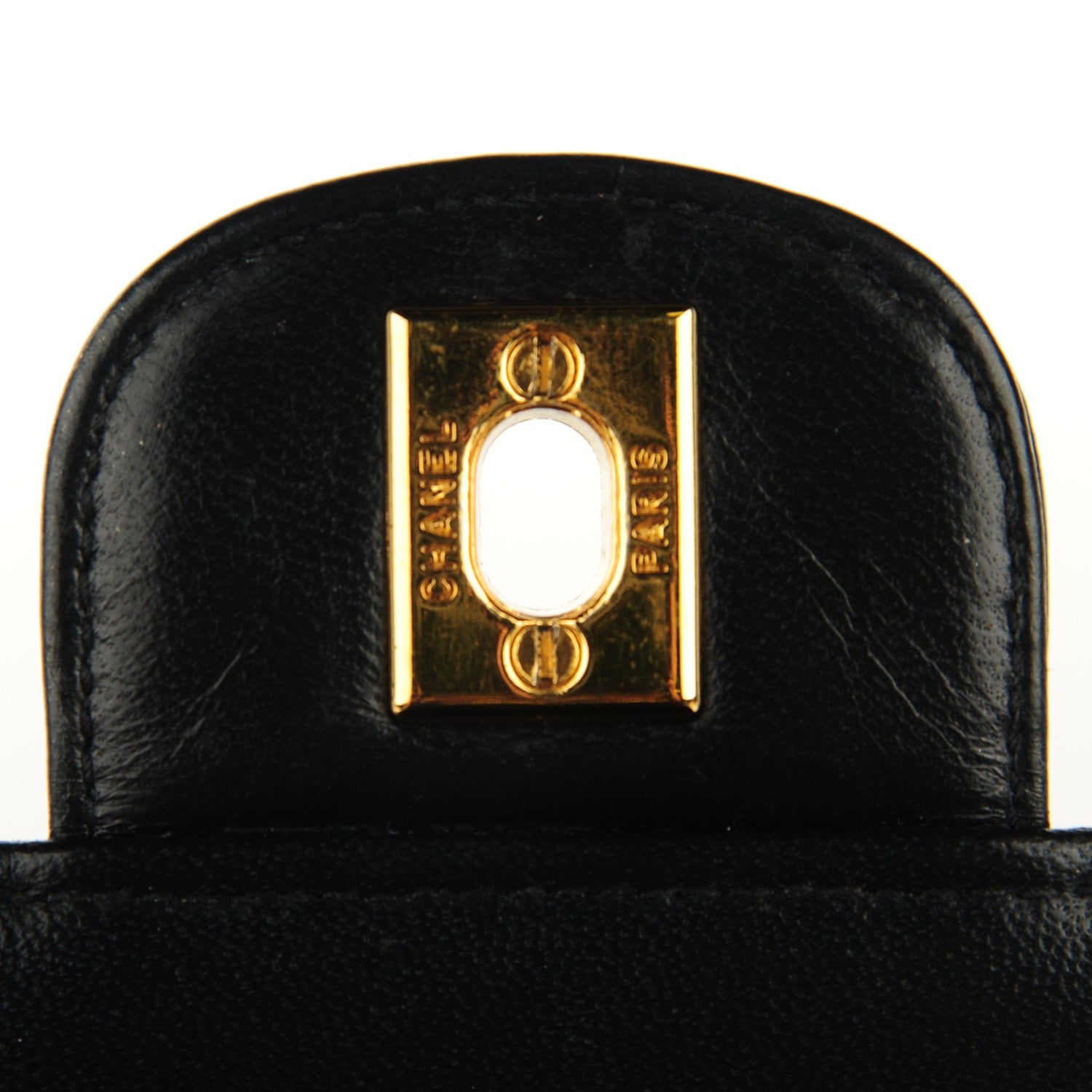 Chanel Lambskin Quilted Medium Double Flap Bijoux Chain Navy 6 of 10