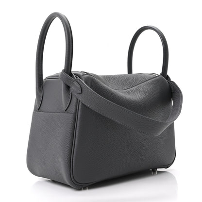 Hermes Taurillon Clemence Lindy 26 Ardoise 3 of 10