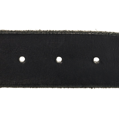 Gucci Calfskin Snake Belt 80 32 Black 3 of 5