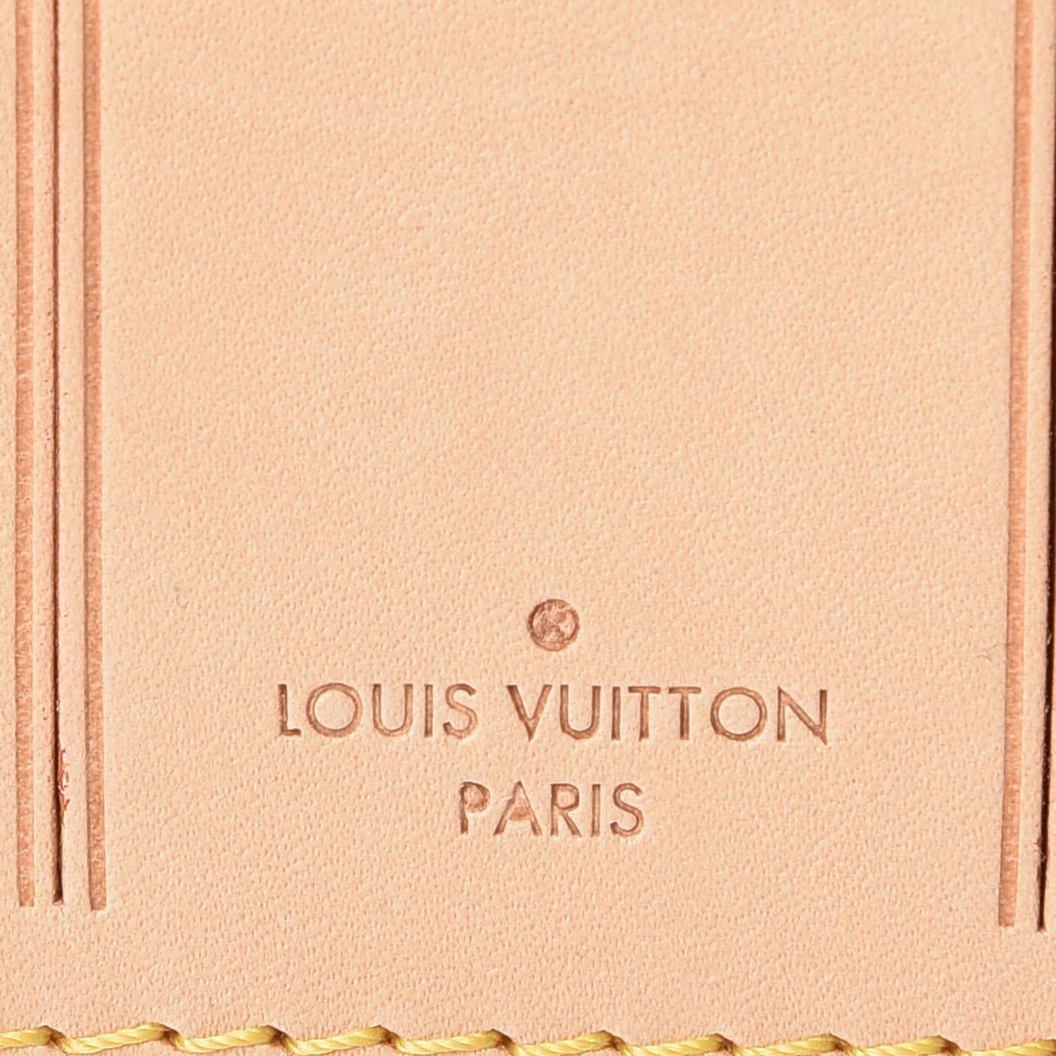 Louis Vuitton Vachetta Luggage Tag 3 of 3