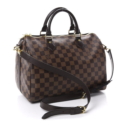 Louis Vuitton Damier Ebene Speedy Bandouliere 30 3 of 10