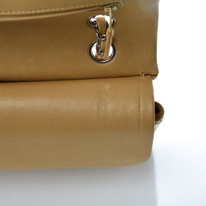 Chanel Lambskin Quilted Medium Double Flap Beige 15 of 20