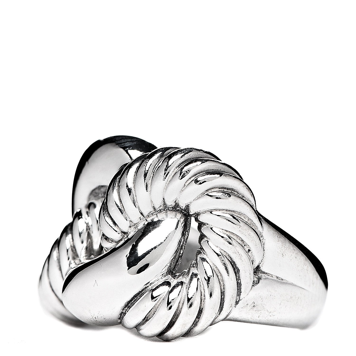 David Yurman Sterling Silver Woven Cable Ring 50 5.5 2 of 4