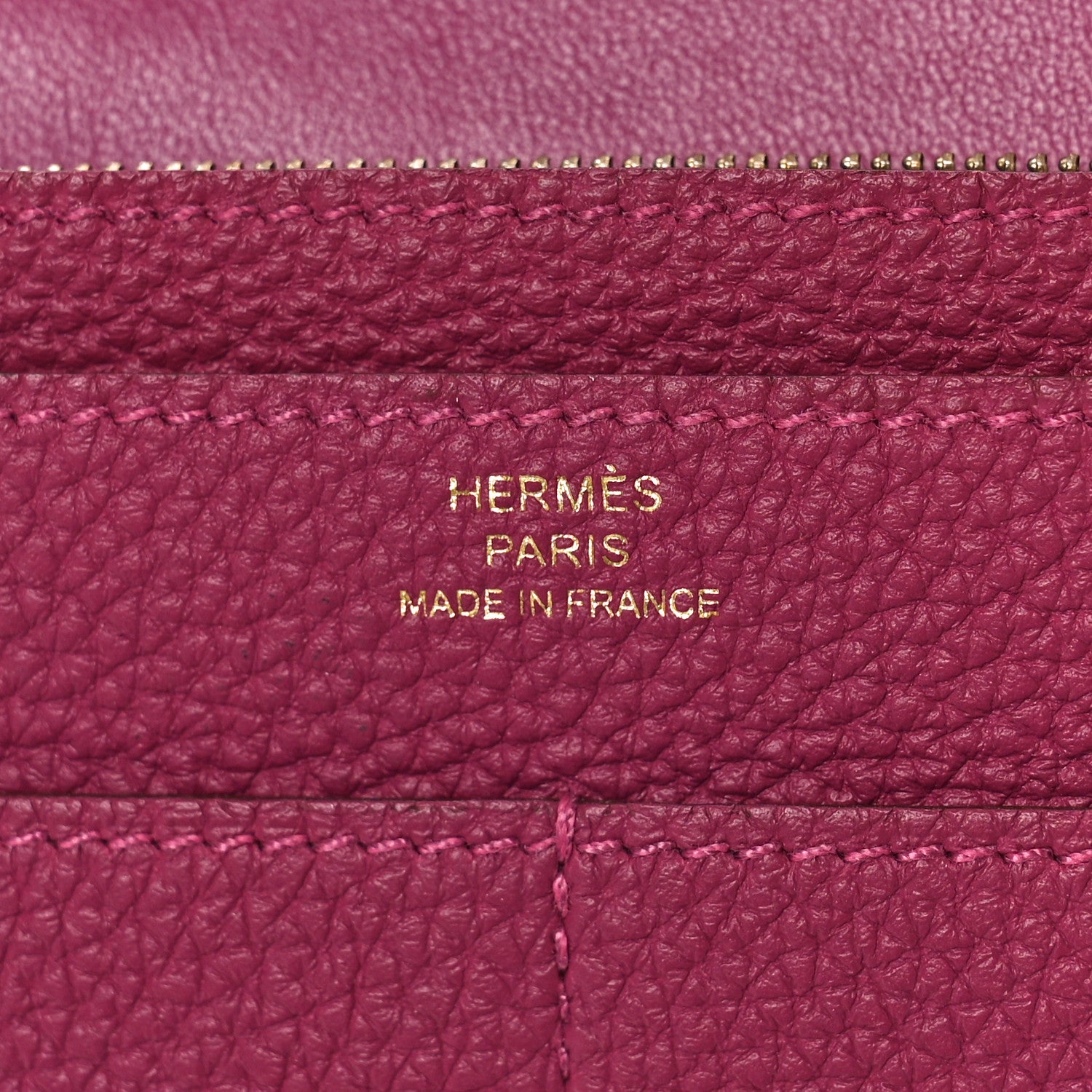 Hermes Togo Dogon Duo Wallet Tosca 7 of 9