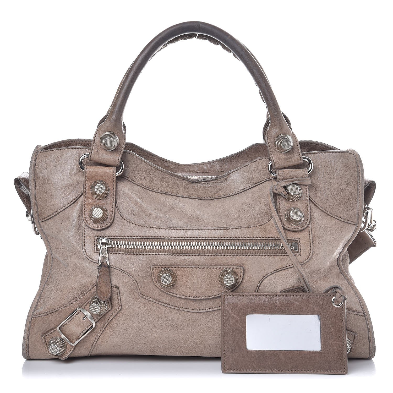 Balenciaga Agneau Giant 21 Silver Hardware City Noix 1 of 18