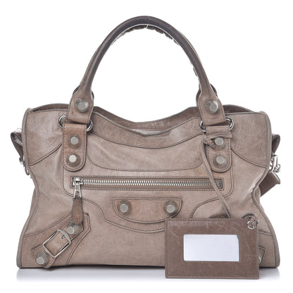 Balenciaga Agneau Giant 21 Silver Hardware City Noix 1 of 18