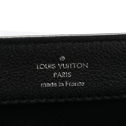 Louis Vuitton Soft Calfskin Lockme II Floral Chain Bag BB Black 6 of 11