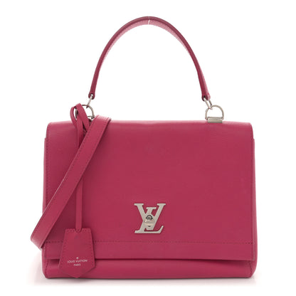 Louis Vuitton Soft Calfskin Lockme II Top Handle Dahlia 1 of 13