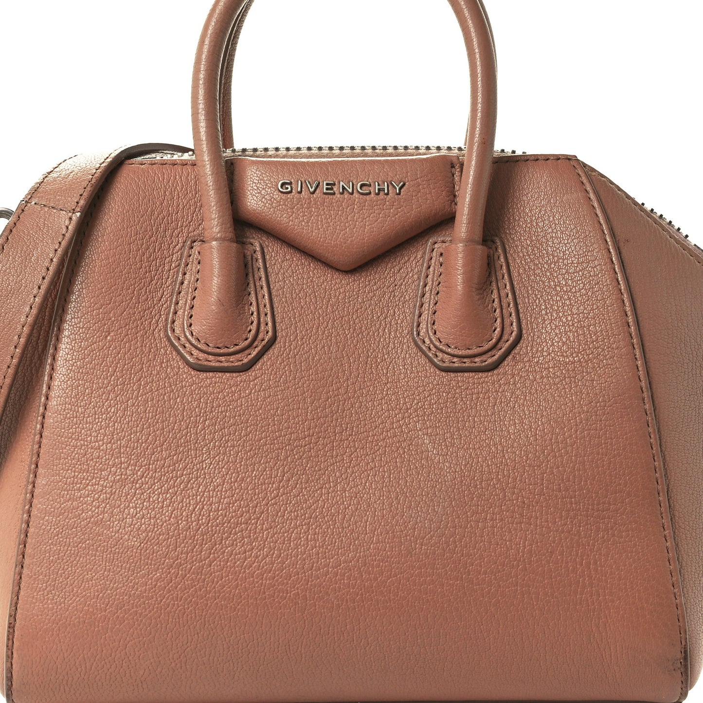 Sugar Goatskin Mini Antigona Caramel