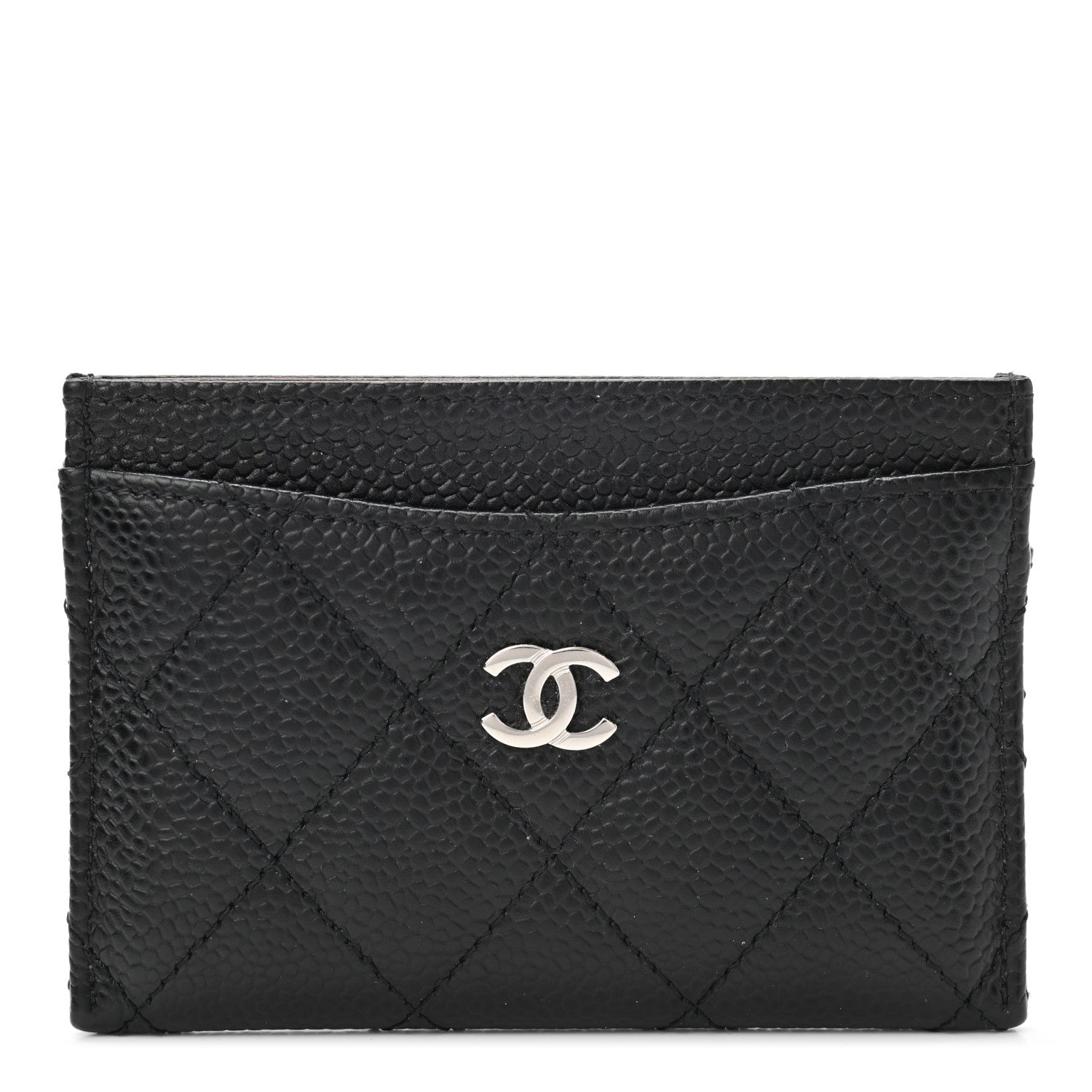 Chanel Caviar Quilted Card Holder Black 1 of 8