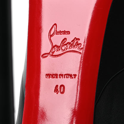 Christian Louboutin Calfskin Dolly Alta Booty 160 Ankle Boots 40 Black 8 of 11
