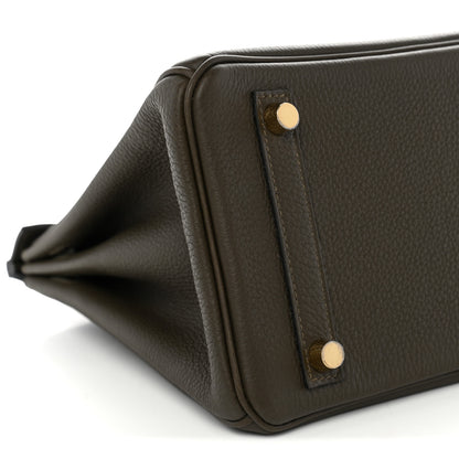 Hermes Togo Birkin 25 Vert Loden 8 of 10