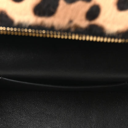 Saint Laurent Pony Hair Leopard Print Mini Gaby Vanity Case Brown Black 4 of 9
