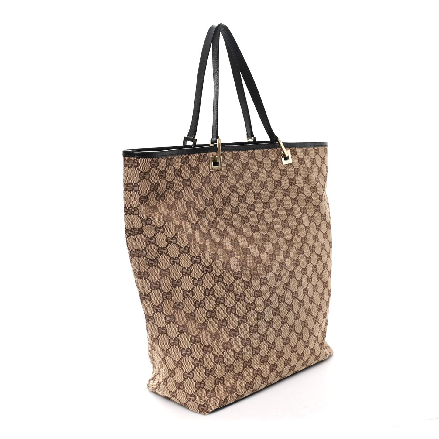 Monogram Large Bucket Tote Dark Brown