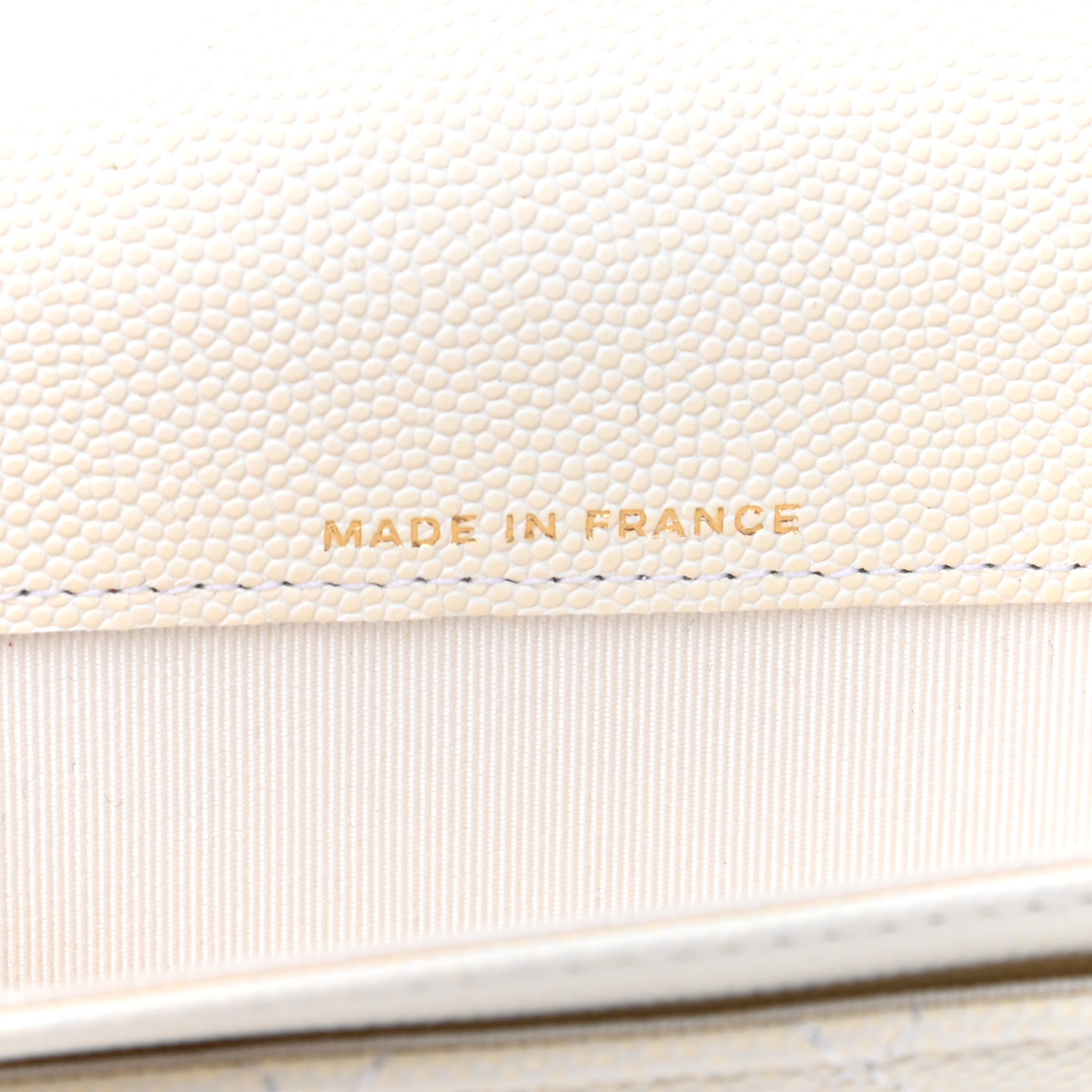 Chanel Caviar Quilted Flap Card Holder Wallet White 8 of 8