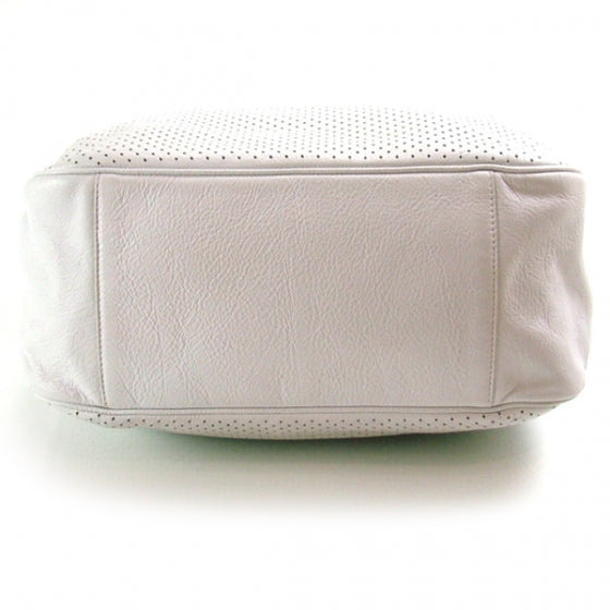 Perforated Leather Roady White