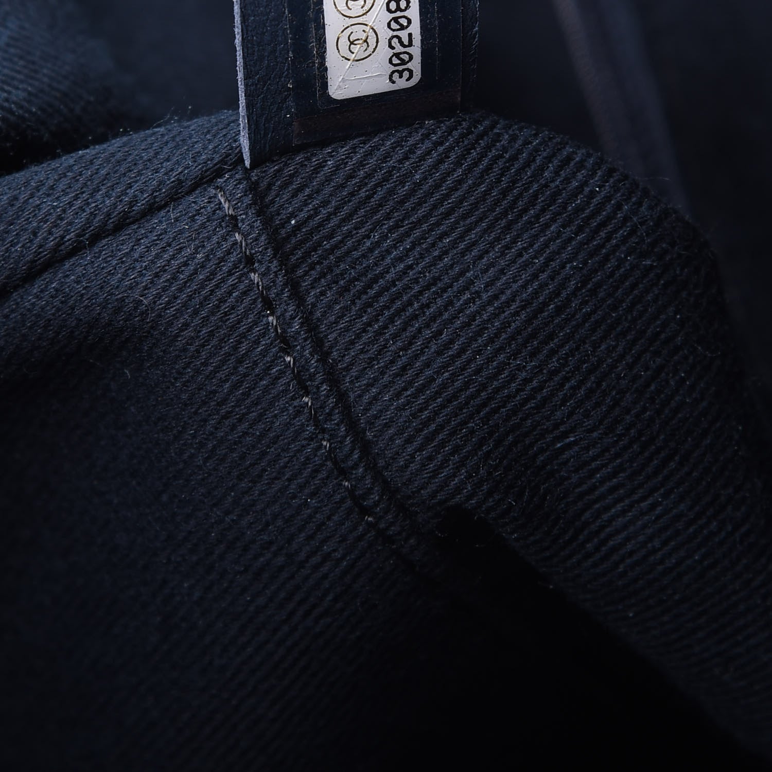 Chanel Mixed Fibers Large Deauville Tote Blue 8 of 11