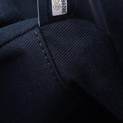 Chanel Mixed Fibers Large Deauville Tote Blue 8 of 11