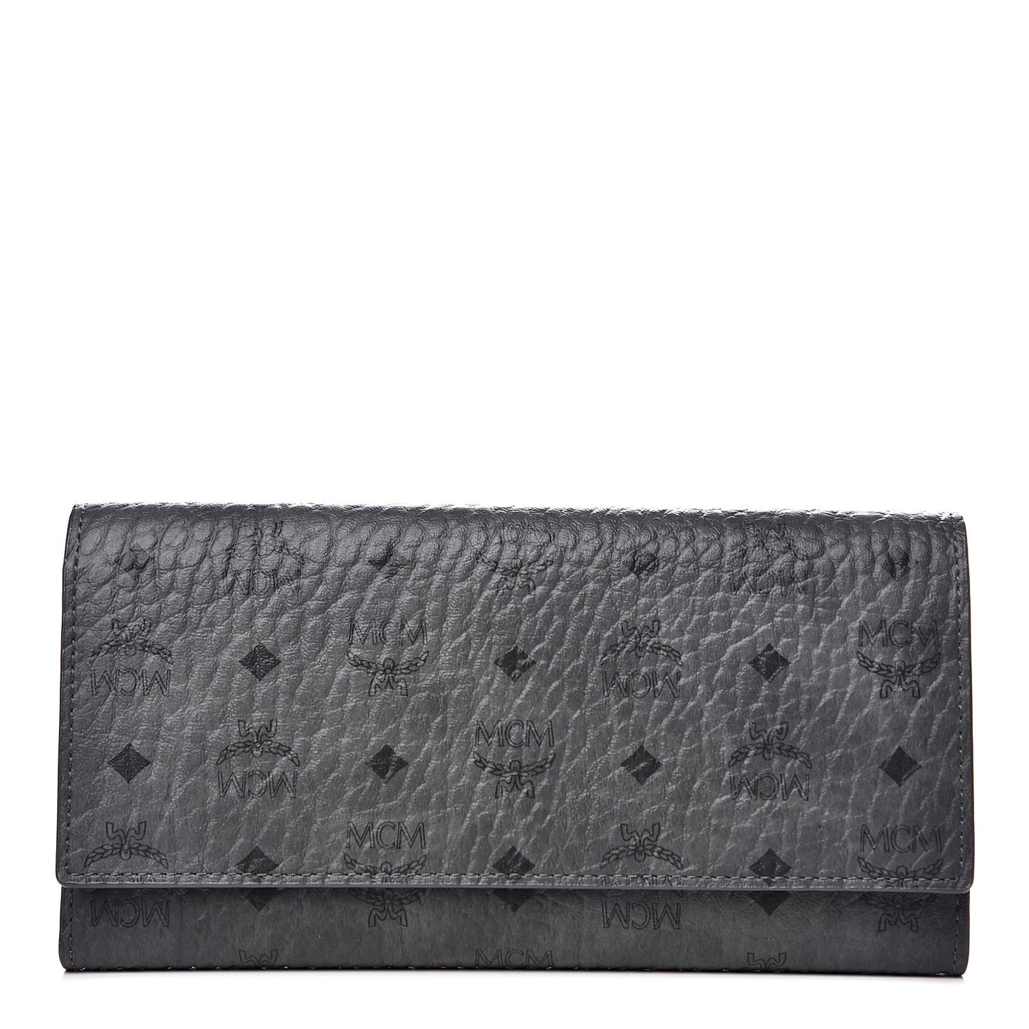 Visetos Large Tri-Fold Flap Wallet Phantom Grey