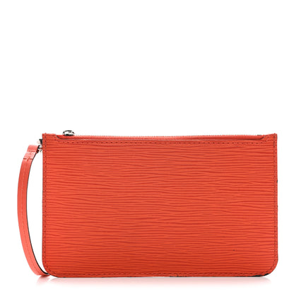 Louis Vuitton Epi Neverfull Pochette MM GM Piment 1 of 10