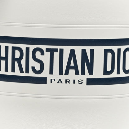 Christian Dior Calfskin Micro Dior Vibe Bucket White Blue 7 of 9