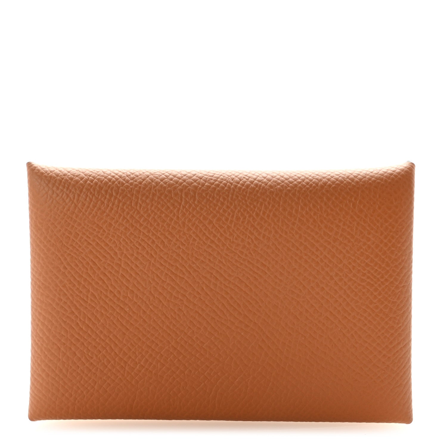 Hermes Epsom Calvi Card Case Gold 1 of 7