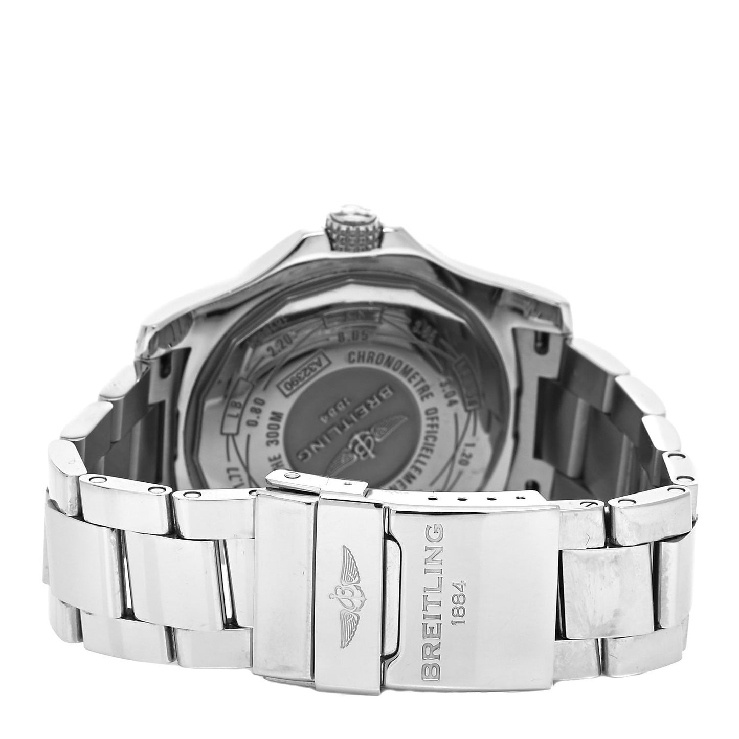 Stainless Steel 44mm Super Avenger II GMT Automatic Watch Taupe A32390