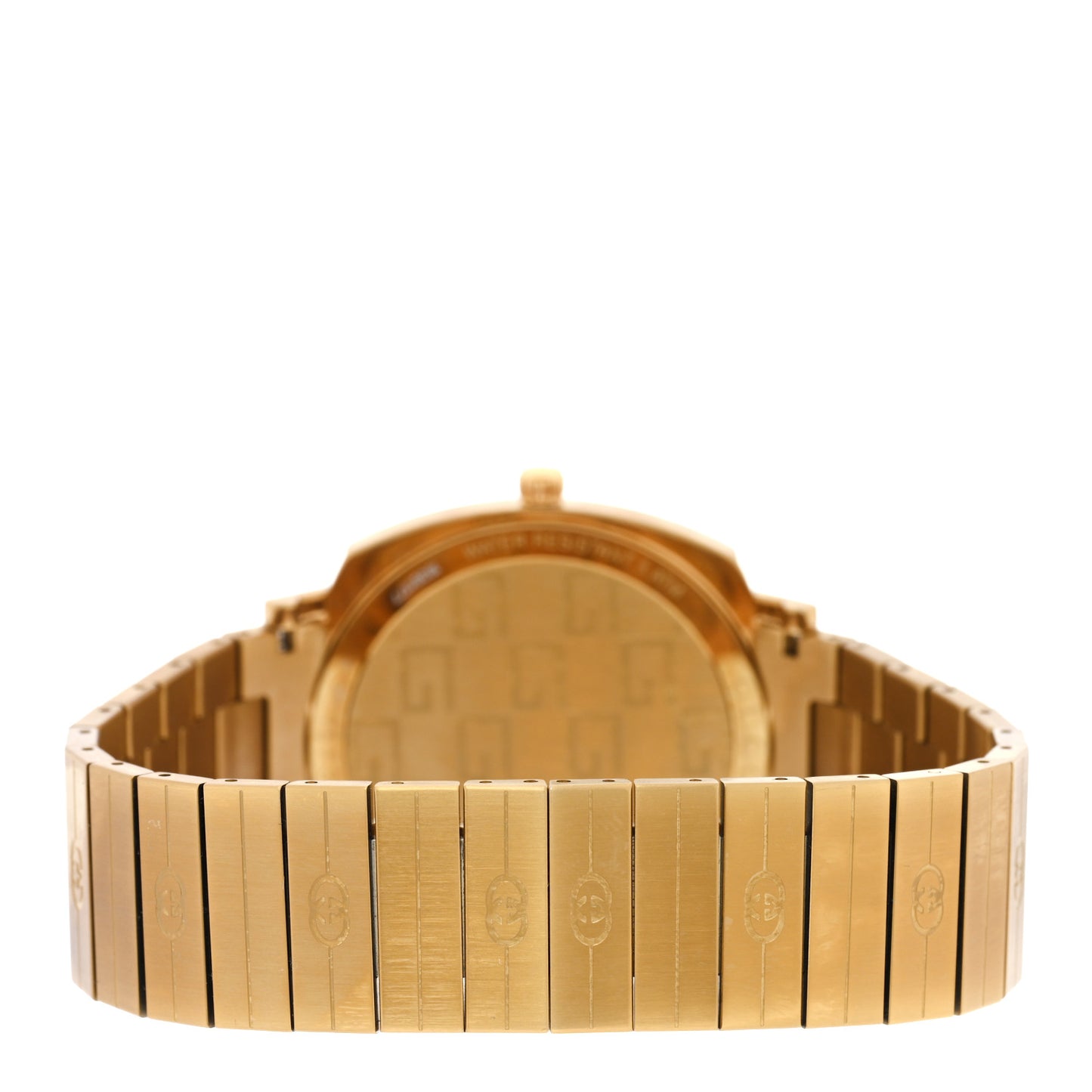 Stainless Steel 38mm Grip Quartz Watch Gold
