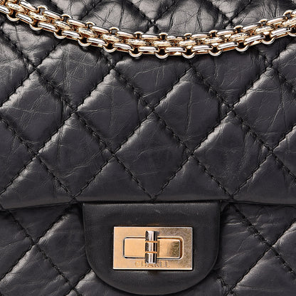 Chanel Aged Calfskin 50th Anniversary 2.55 Reissue 225 Flap Black 9 of 11