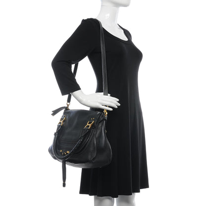 Chloe Calfskin Medium Marcie Satchel Black 3 of 14