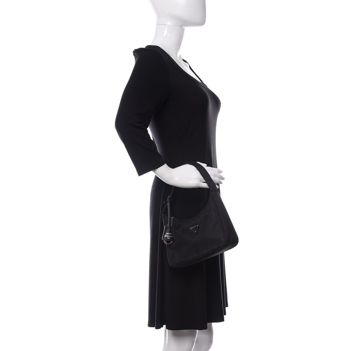 Tessuto Nylon Mini Re-Edition 2000 Bag Black