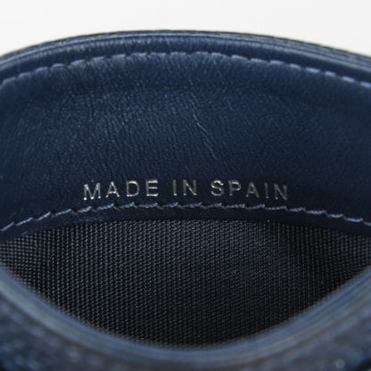 Chanel Caviar Timeless CC Card Holder Dark Blue 6 of 7