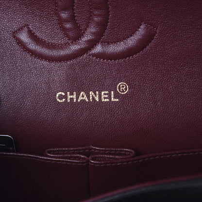 Chanel Lambskin Quilted Medium Double Flap Black 9 of 9