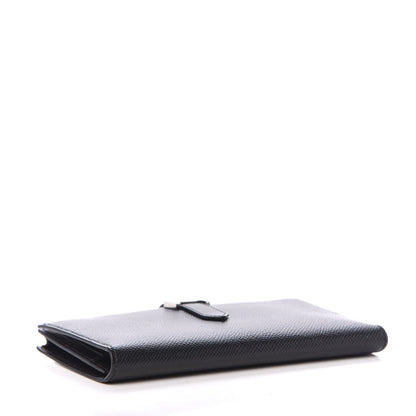 Hermes Epsom Bearn Gusset Wallet Black 4 of 8