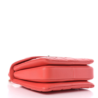Chanel Lambskin Quilted Small Trendy CC Flap Dual Handle Bag Bright Pink 4 of 15
