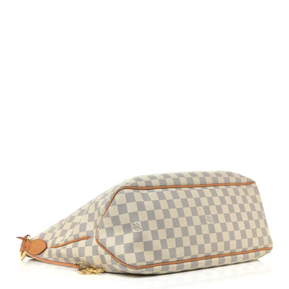 Louis Vuitton Damier Azur Delightful MM Rose Ballerine 4 of 14