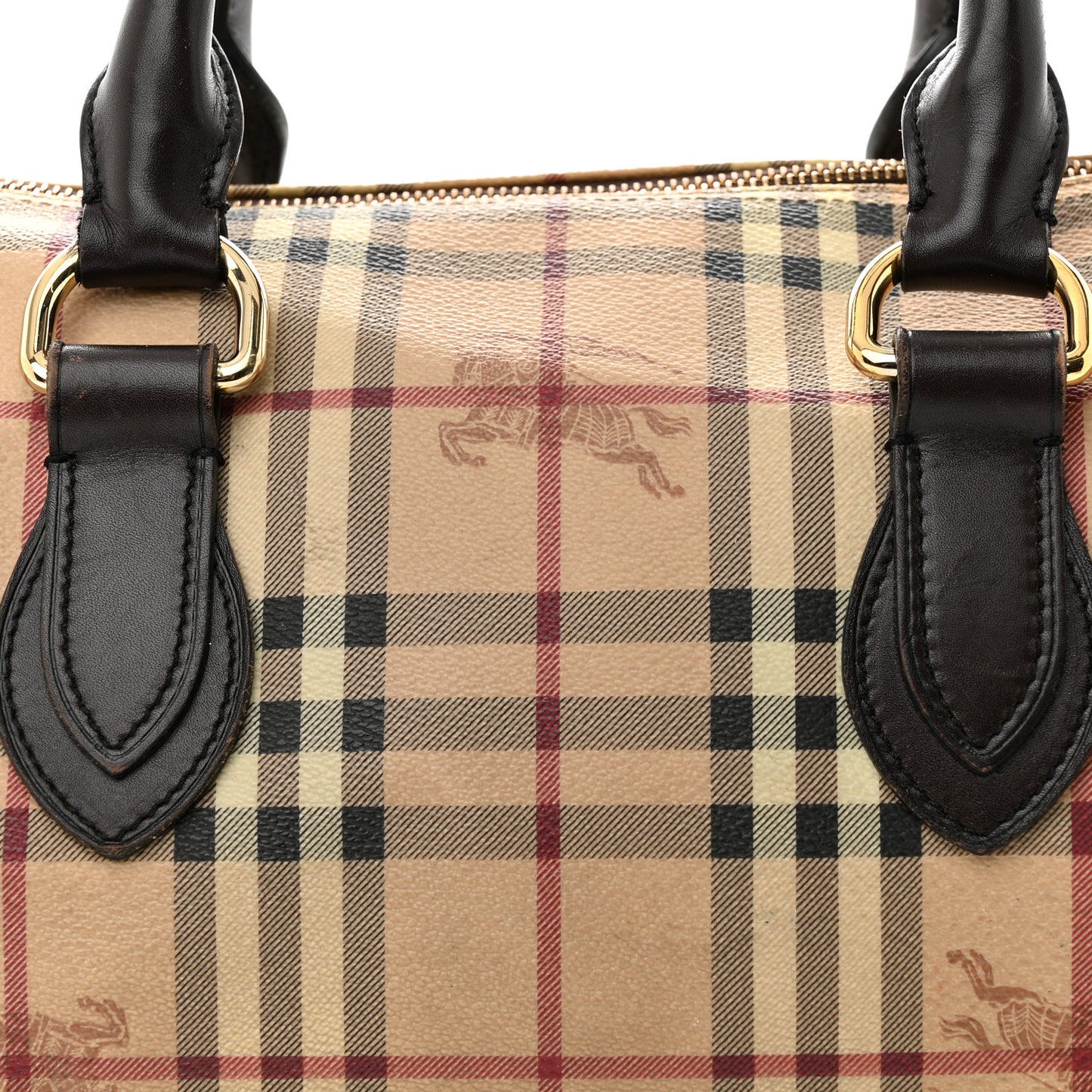 Haymarket Check Small Chester Bowling Bag Chocolate