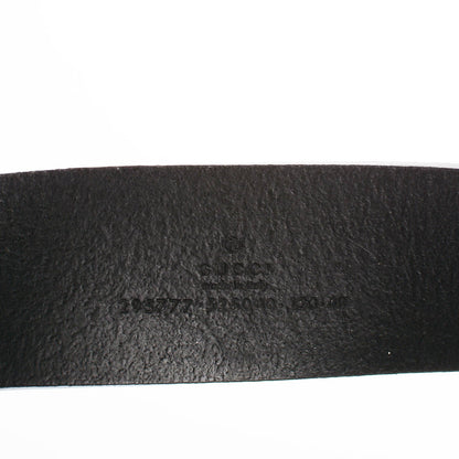 Gucci Calfskin Bi Color Interlocking G Belt 120 48 Black 4 of 5