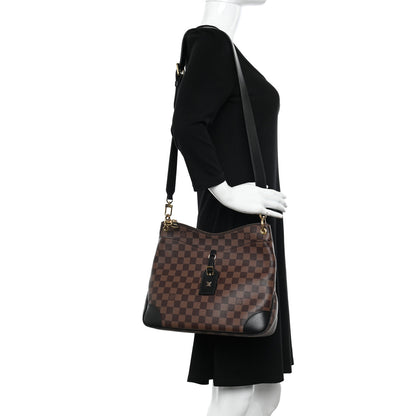 Louis Vuitton Damier Ebene Odeon MM Black 2 of 9