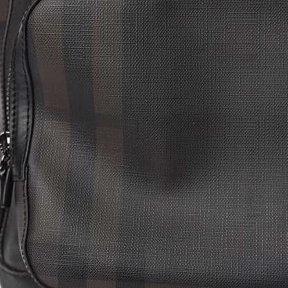 Burberry Smoked Check Backpack Black Brown 16 of 16