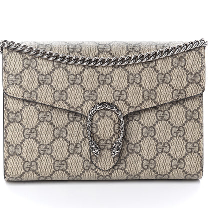 Gucci GG Supreme Monogram Mini Dionysus Chain Wallet Beige Vulcanic Red 6 of 8