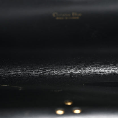 Christian Dior Calfskin Metal Frame Clutch Black 5 of 13