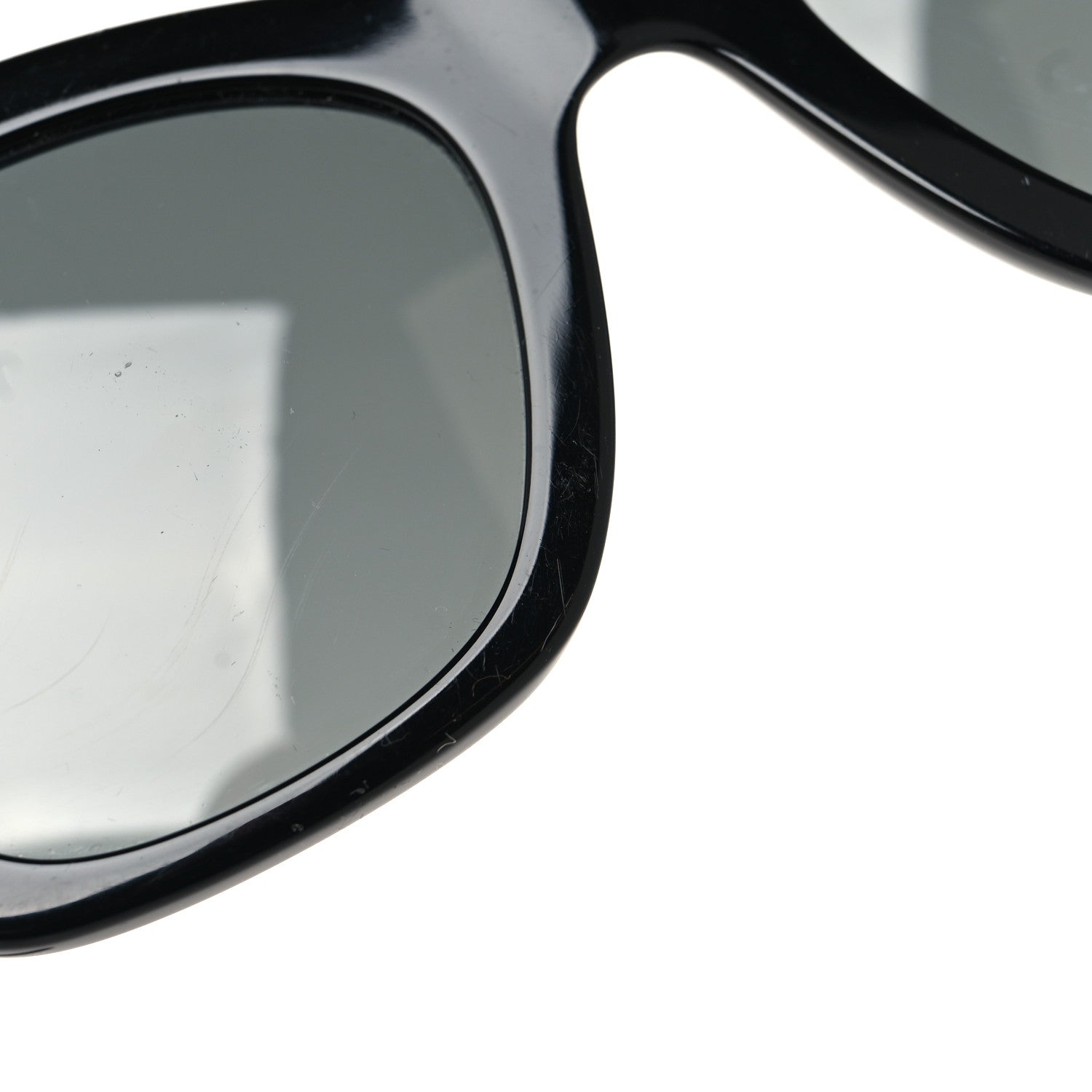 Chanel Acetate Square CC Heart Sunglasses 5478 Black 8 of 9