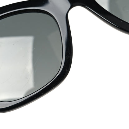 Chanel Acetate Square CC Heart Sunglasses 5478 Black 8 of 9